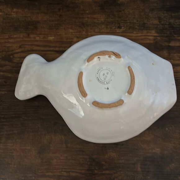 Vintage Italian Vietri Desuir Hand-Painted Ceramic WALL PLAQUE 3D - Picture 6 of 7